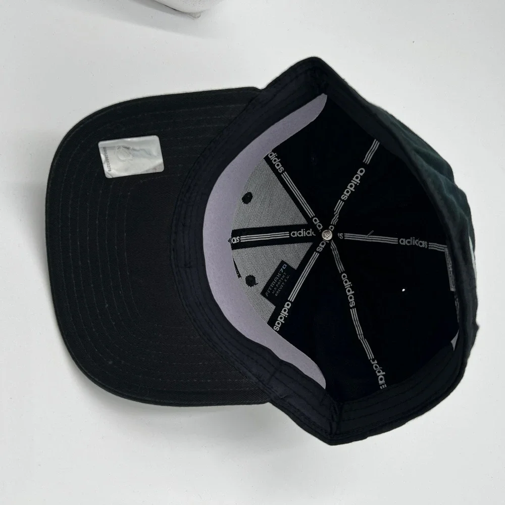Adidas NHL Los Angeles Kings Black Structured Flex Fit Hat S/M New‎